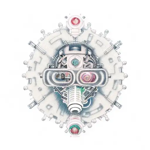 A Realistic Portrait Of A Microbiologist With Anime-inspired Elements