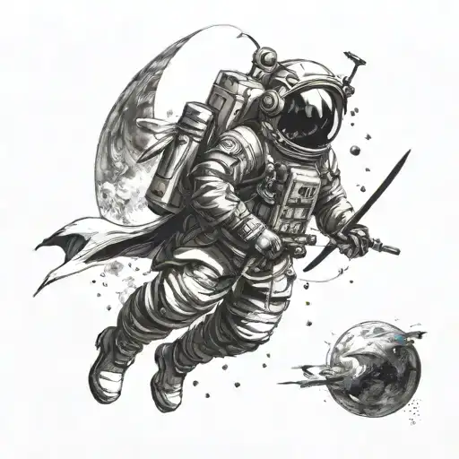 Samurai Astronaut Icarus