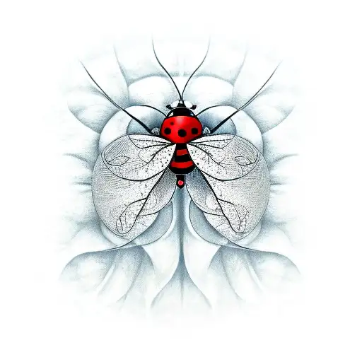 Ladybug With An Infinity Sign