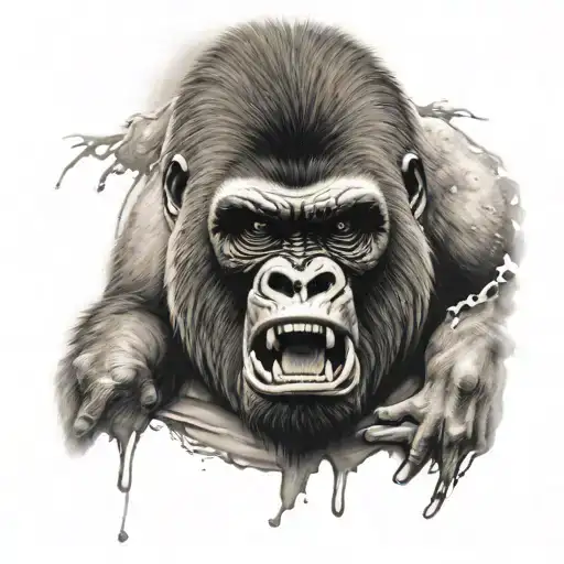 Gorilla Angry