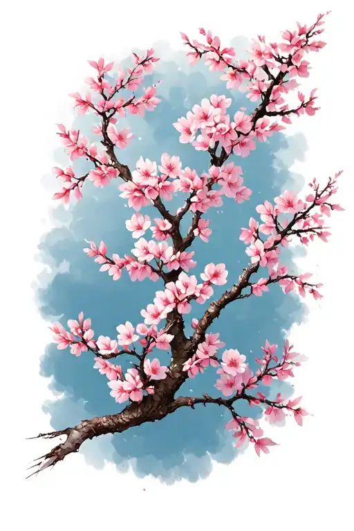 Cherry Blossom Tree Branches