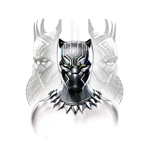 Black Panther Walking Toward The Camera