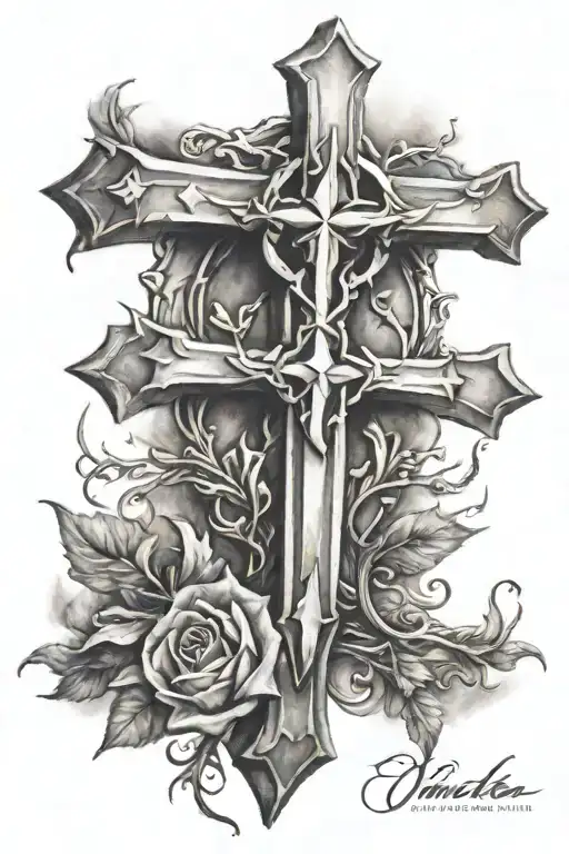 America Christian Cross