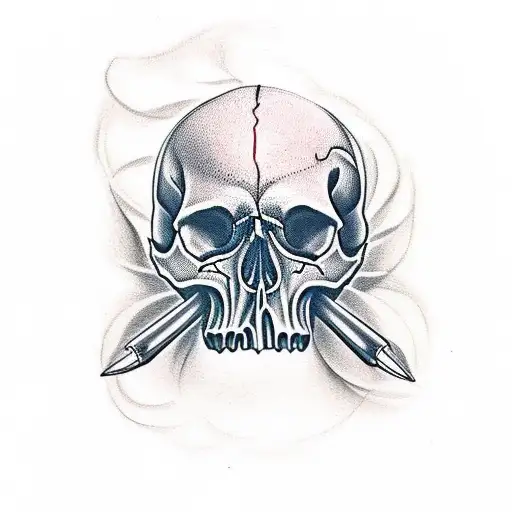 Skull Turning Into A Person