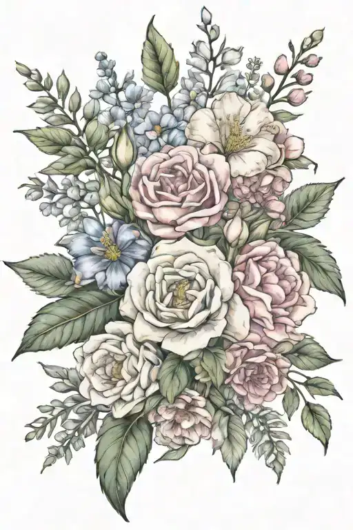 Birth Flower Bouquet