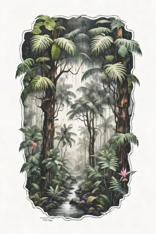 Rain Forest Entrance