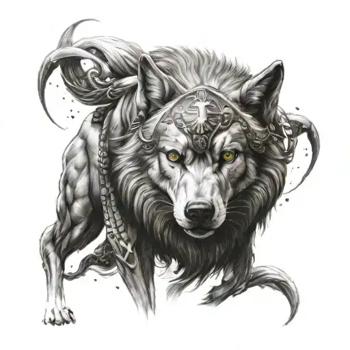 Warrior Wolf Aries