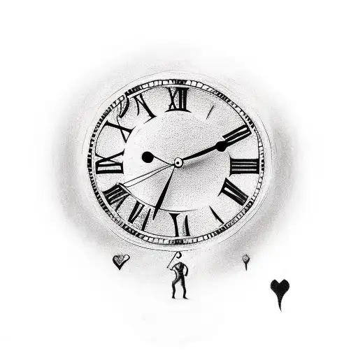 Incorporate A Clock Into A Tattoo Design Representing Your Love For My Daughter
