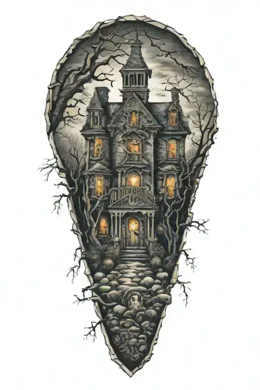 Cemetary Haunted House