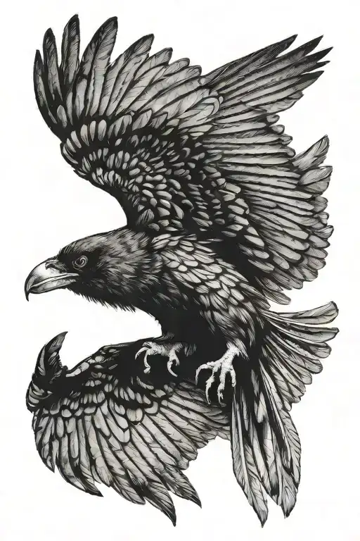 Crow Flying