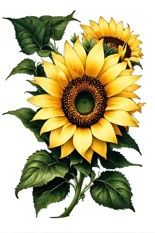 Sunflower Lilly Flower Mac Truck Details Intertwined