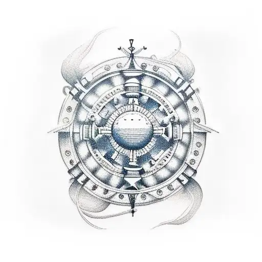 Nautical Theme Leg Sleeve