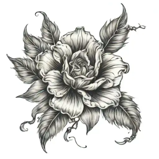 Dad Turning Into Flower