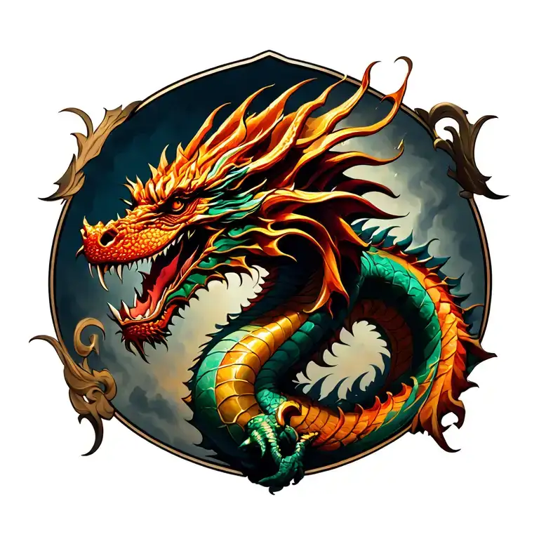 Dragon Medieval Style