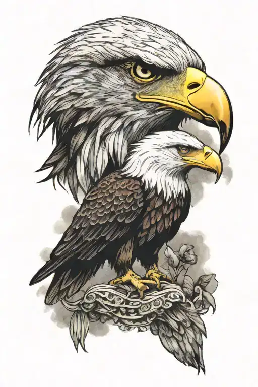 Eagle And Emoji Made