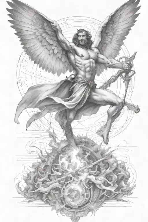 Angle Pull Man From Hell Fire