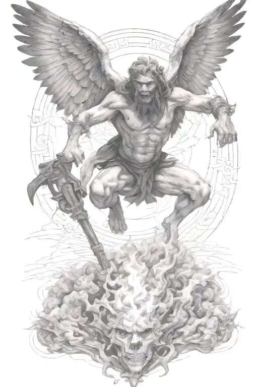 Angle Pull Man From Hell Fire