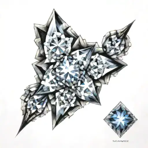 A Mystical Crystal Cluster With Healing Energy Radiating Outwards