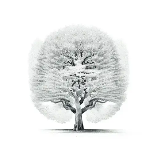 Tree With Child Reading