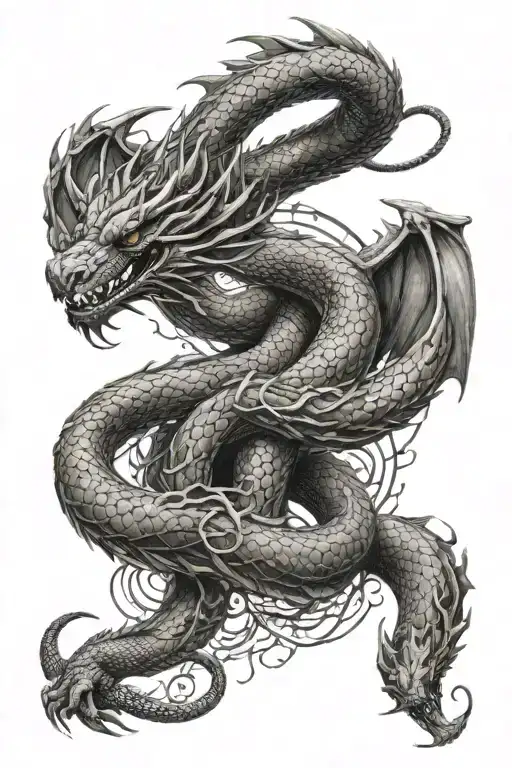 Dragon And Snake
