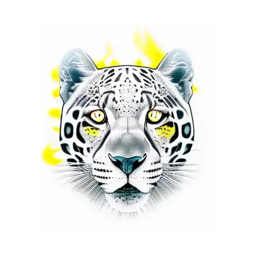 Black Jaguar Colour With Yellow Eyes