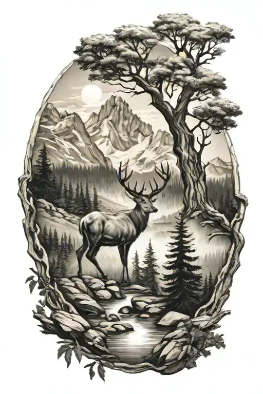 Buck Mountain Scenery