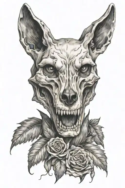 Wolf Skull Memento Mori
