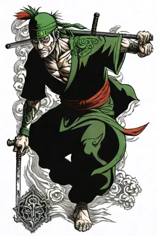 Zoro With Susanoo Amaterasu