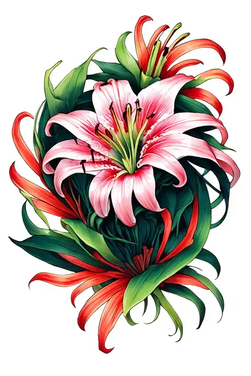 Tokyo Ghoul Tiger Spider Lily Intertwined