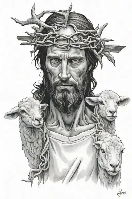 Jesus Christ And The Lamb Of God