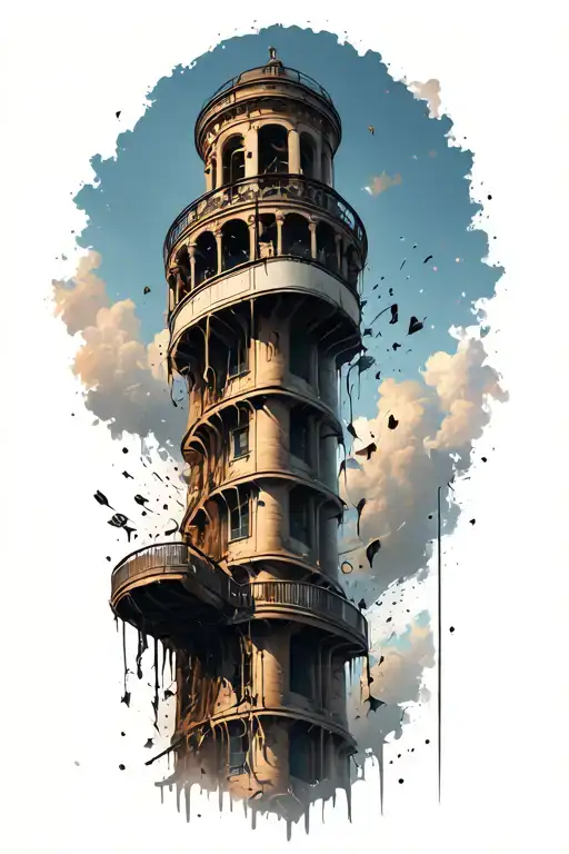Tower Falling Apart