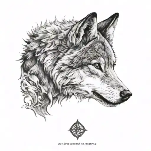 A Wolf Whic Is The Symbol Of Turks