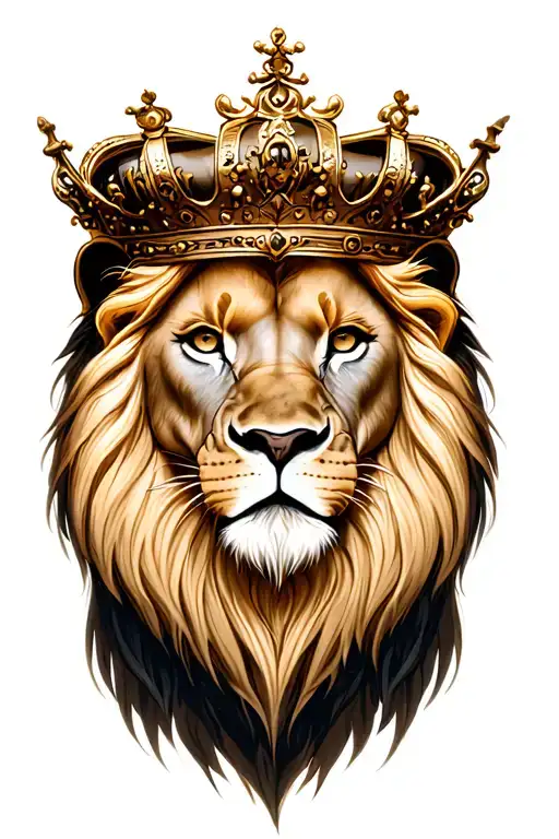 Lion With A Crown