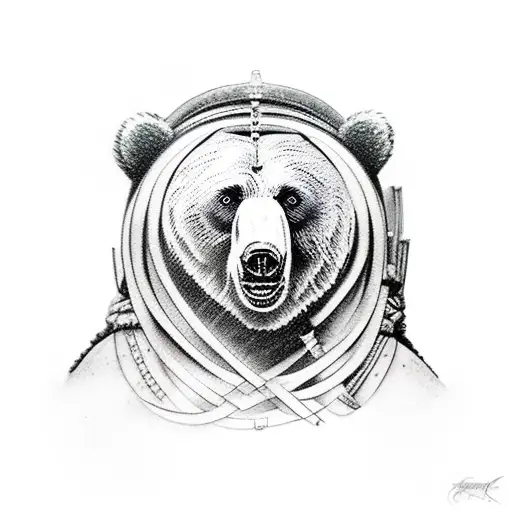 Bear And Ancient Soldier