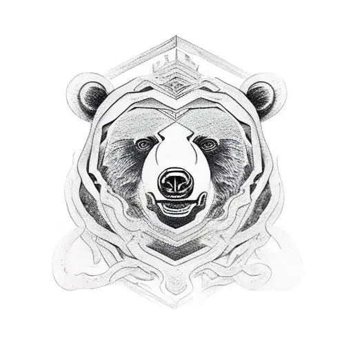 Bear With Ancient Soldier