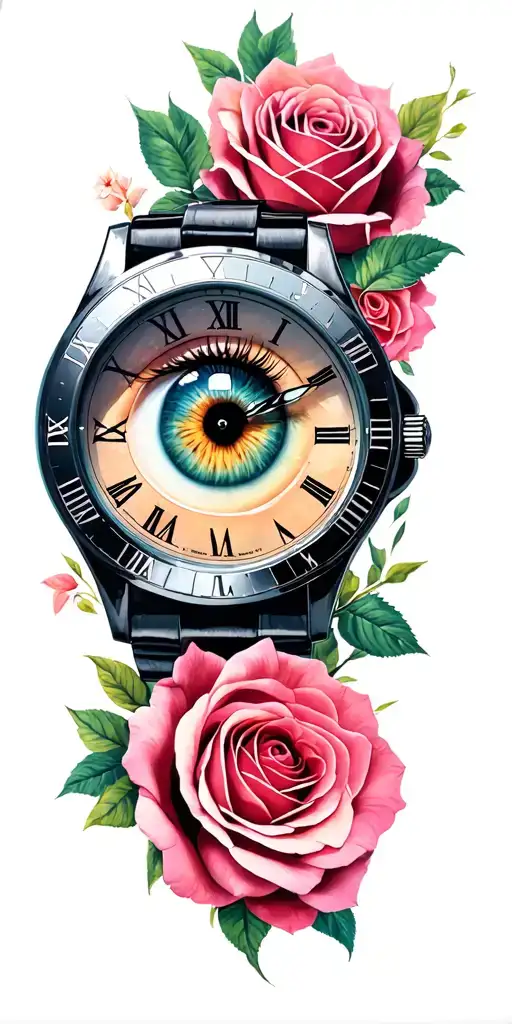 Agained Watches A Eye And Rosa