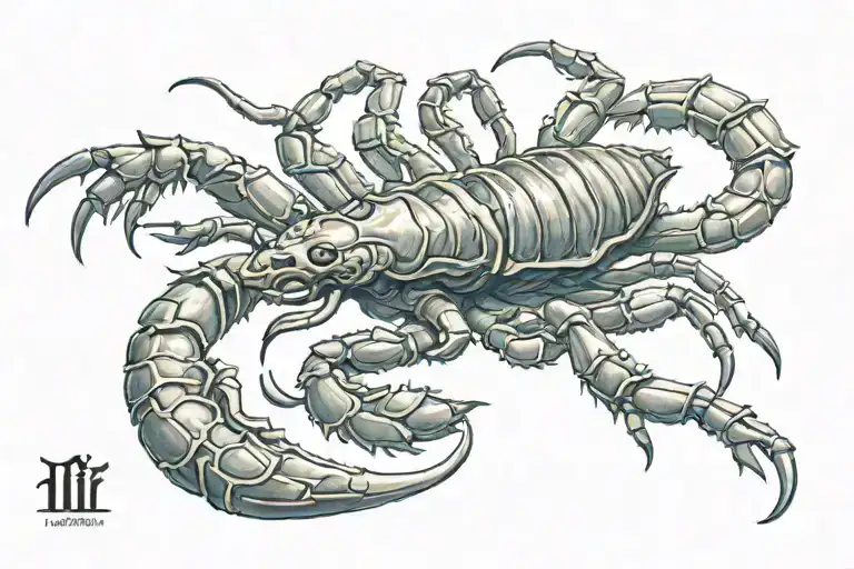 Scorpion With The Word Itzmolini