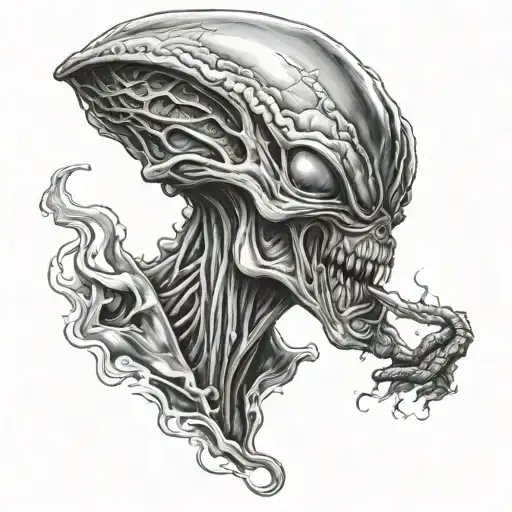 Alien Smoking