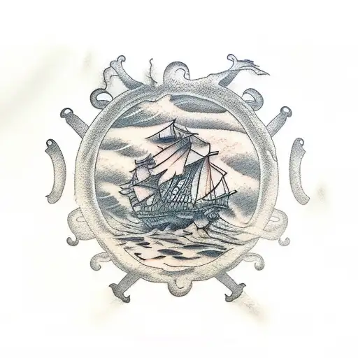 Ghost Ship Japanese Pirate