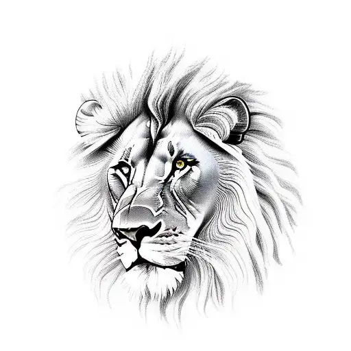 Lion Lateral Ilumination