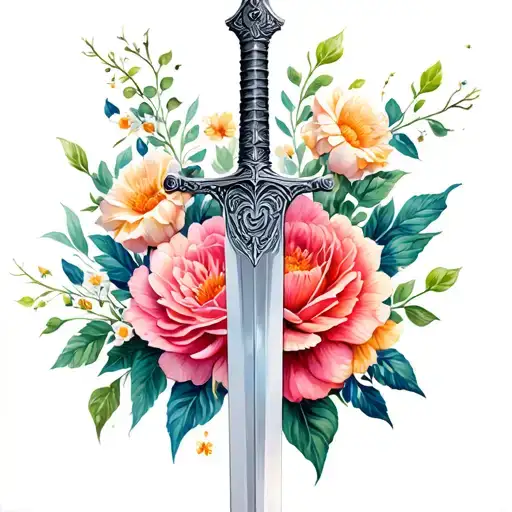 Sword And Flowers