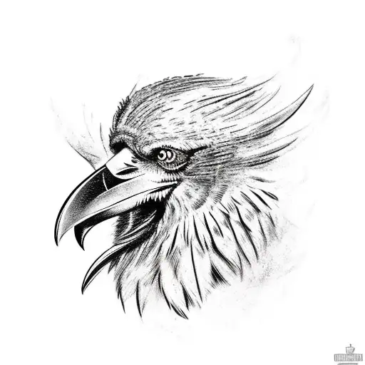A Fierce Raven Perched On A Viking Helmet