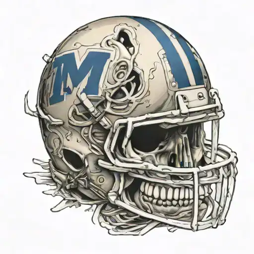 U Of M Skeleton Football