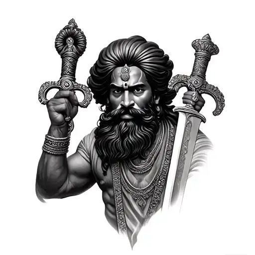 Shivaji Maharaj With Sword