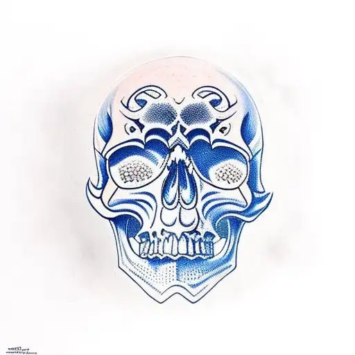 Blue Skull