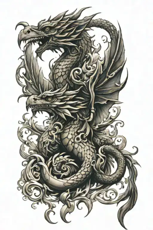 Dragon And Phoenix Rising