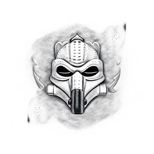 Firefighter Mask Axe