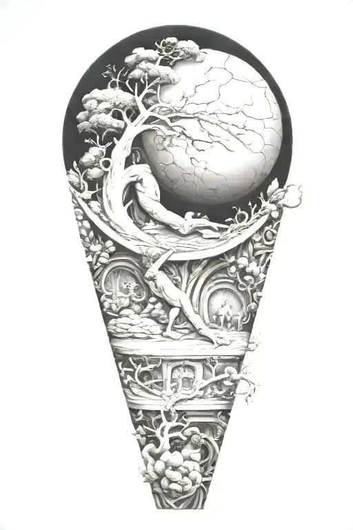 Sisyphus Myth And Fibonacci Sequence Combined Together