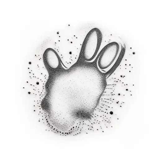 Universe Dog Paw