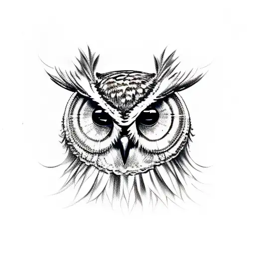 Owl Evil Skull